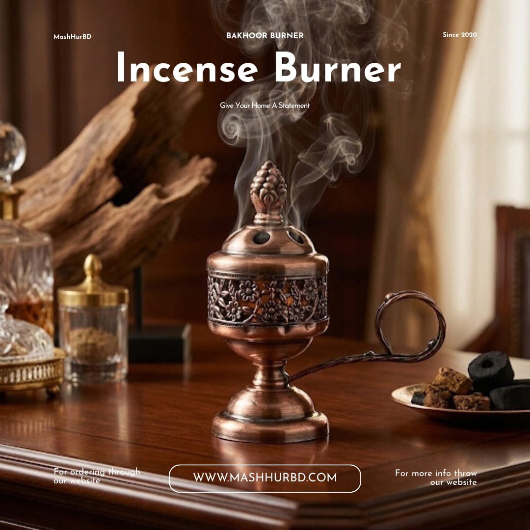 WT73S Manual Bakhoor Burner – 4" Portable Incense Holder - Image 4