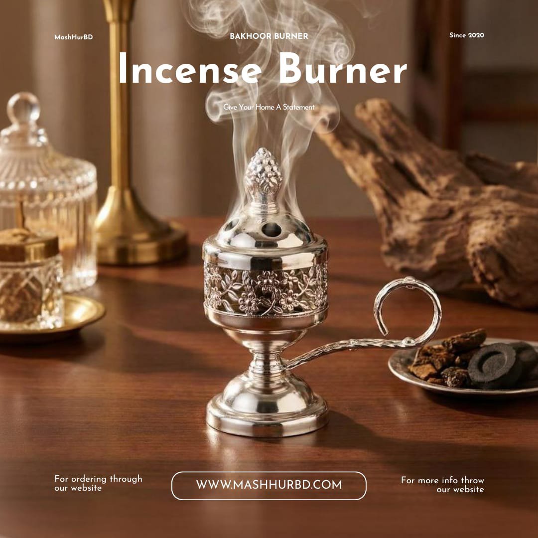 WT73S Manual Bakhoor Burner – 4" Portable Incense Holder - Image 5