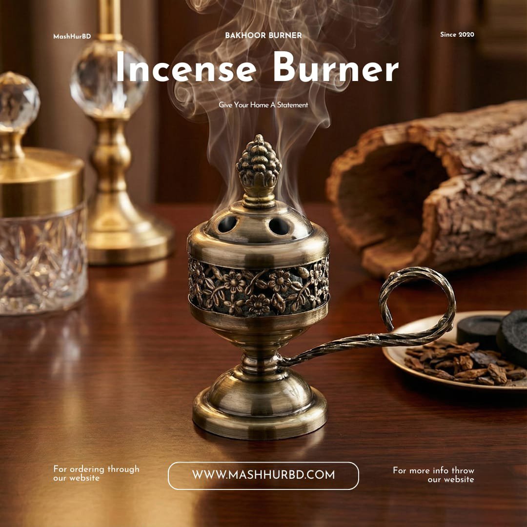 WT73S Manual Bakhoor Burner – 4" Portable Incense Holder - Image 3