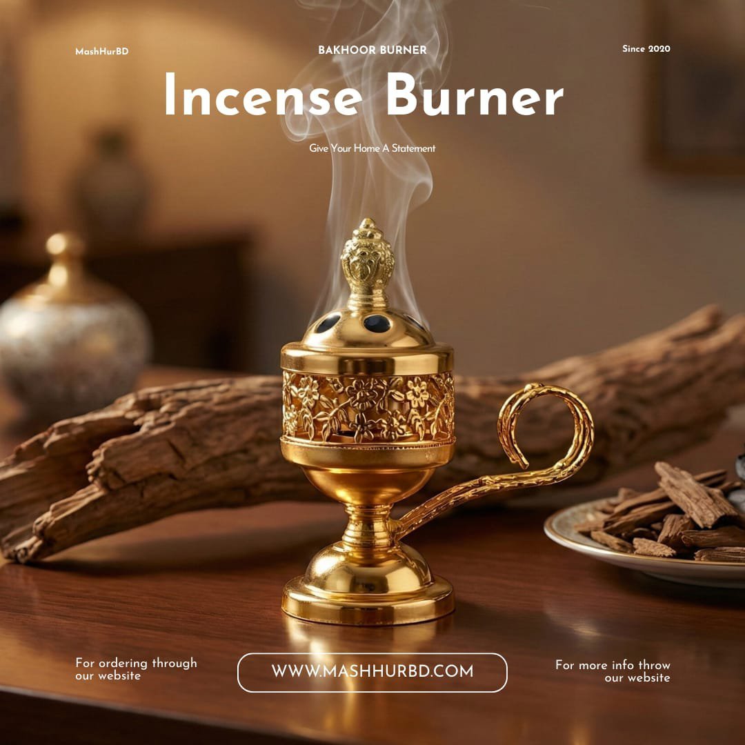 WT73S Manual Bakhoor Burner – 4" Portable Incense Holder - Image 2