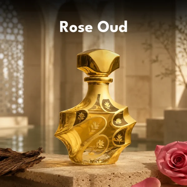 Rose Oud Ator Luxury Perfume Oil - Unleash the Ultimate Blend of Oud & Roses | Fragrance | MashHur BD
